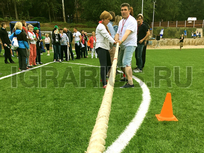 Спортивная игра Командное перетягивание Каната 30 метров