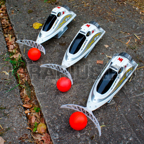 Футбол на радиоуправляемых катерах