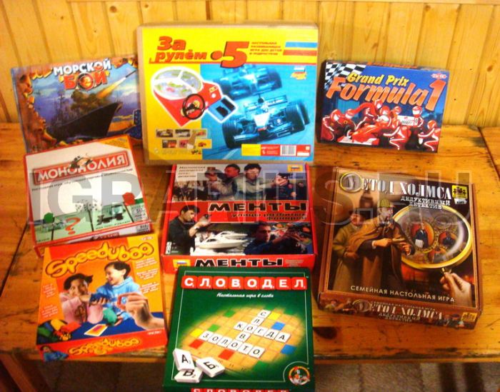 Уголок настольных игр