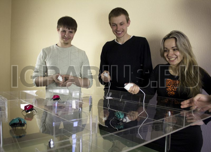 Бега робо-жуков (маленькая трасса)