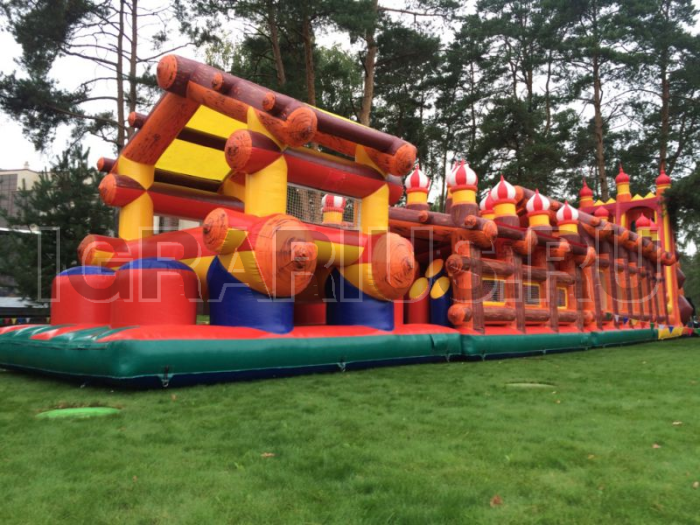 Батут Полоса препятствий «Древнерусская»