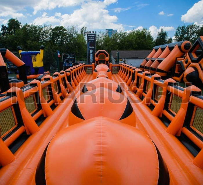 Батут полоса препятствий Вайпаут «Шаровая молния»