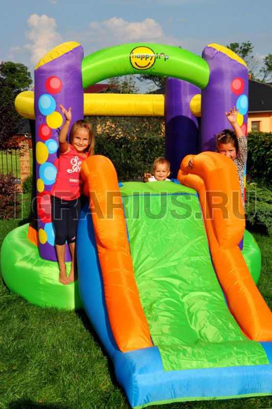 Батут Горка надувная «Воздушные шары»