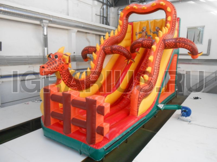 Батут Горка «Змей Горыныч»