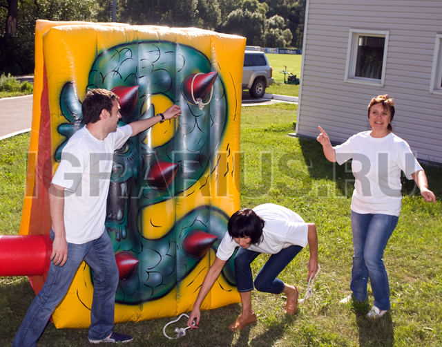 Тир надувной «Кольцеброс дракон»