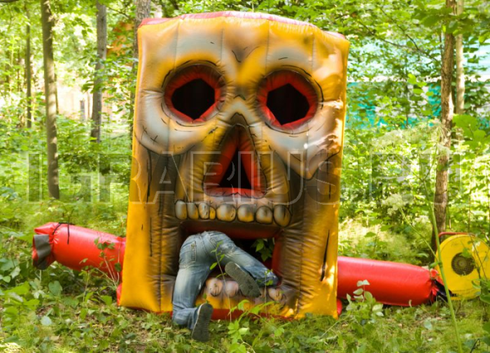 Тир надувной «Череп»