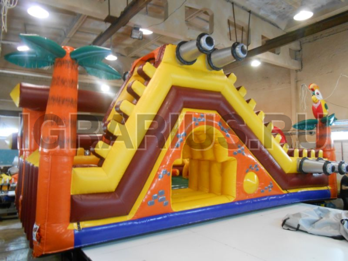Батут надувной «Пиратский остров»