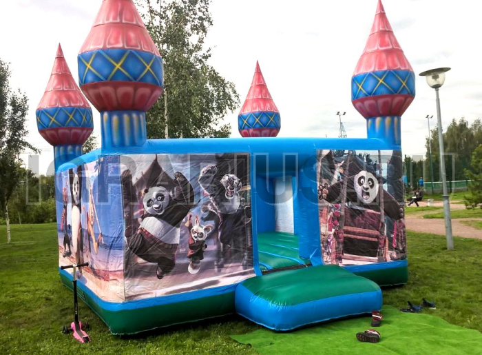 Детский игровой батут в стиле мультфильма «Кунг-фу Панда»