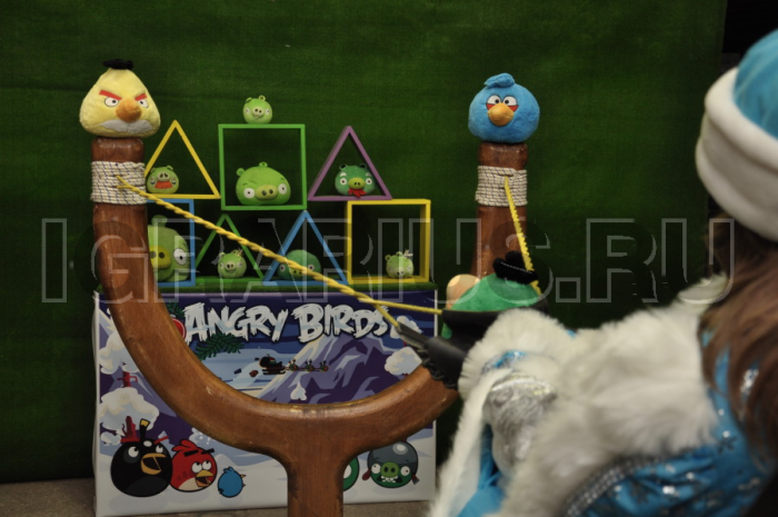 Angry Birds новогодний