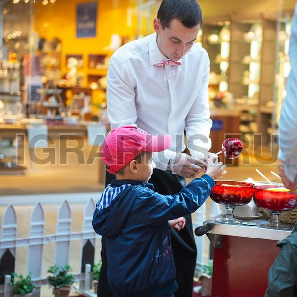 Яблоки в карамели