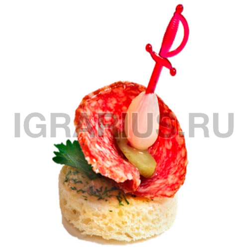 Канапе с салями (20 шт.)