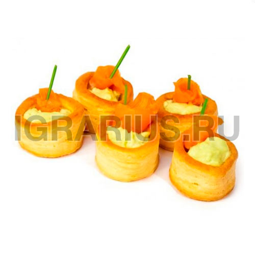 Мусс из авокадо с сёмгой (20 шт.)