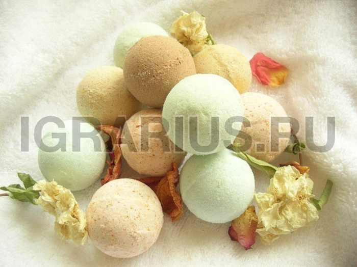 Шипучие бомбы для ванной