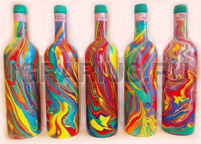 Марморирование твёрдых поверхностей