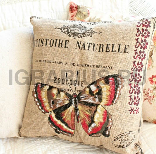 Декупаж холщовой сумки, мешочка для подарка, подушки / наволочки, футболки