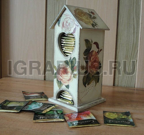 Чайный домик — доска / картон