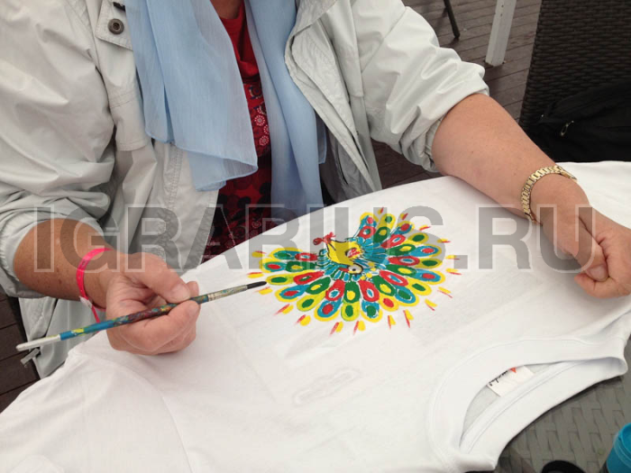 Роспись футболки / бейсболки / сумки