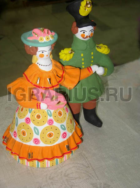 Роспись глиняных игрушек