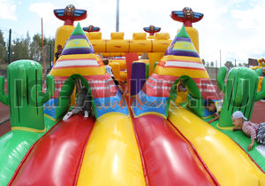 Батут Индейская деревня