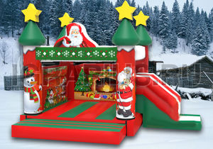 Новогодний батут 'Рождественский камин'