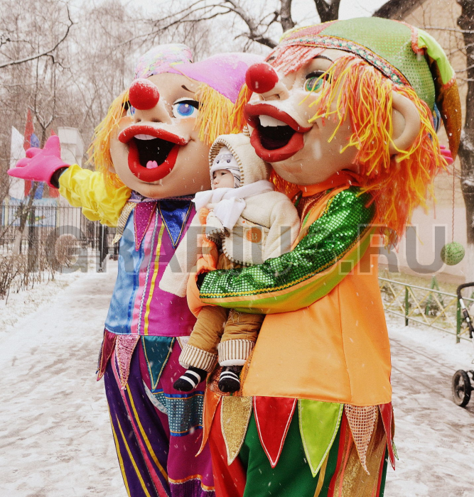 Аренда аниматора в ростовой кукле 'Скоморох Фома'