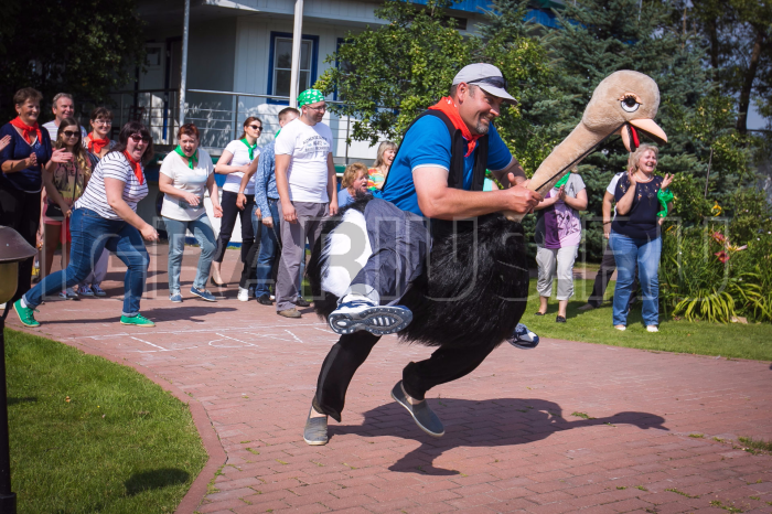 Ростовая кукла 'Страус Ковбой'