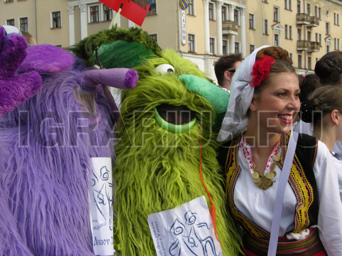 Аренда аниматора Чуча Фиолетовая