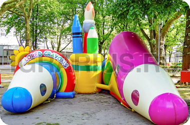 Батут ТОННЕЛЬ Карандаши