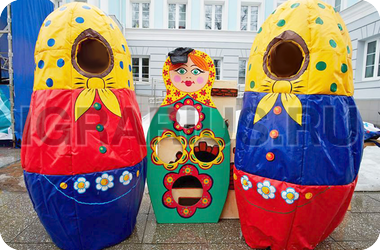 Матрешки эстафетные