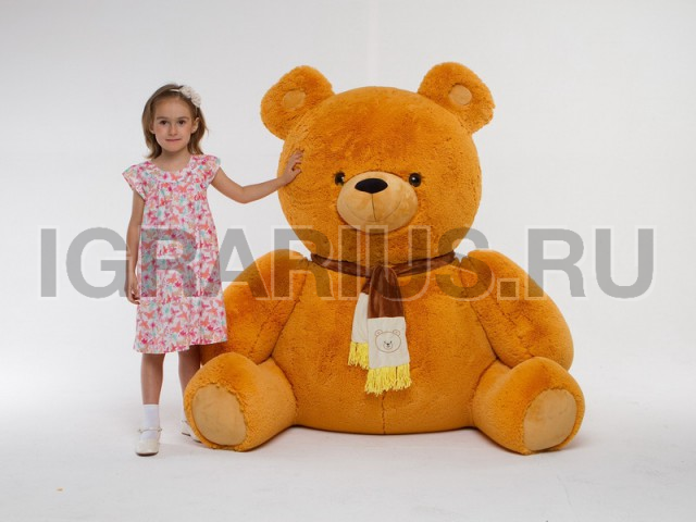 МЕДВЕДЬ ГИГАНТ (набитый синтепоном вес-12 кг)