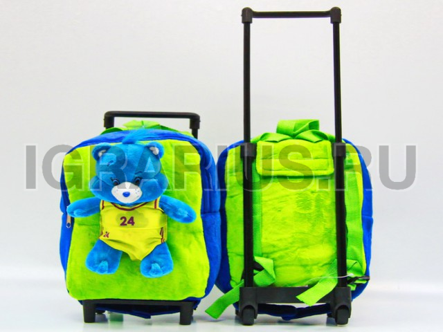 РЮКЗАК С ТЕЛЕЖКОЙ МИШКА ВОРЧУН