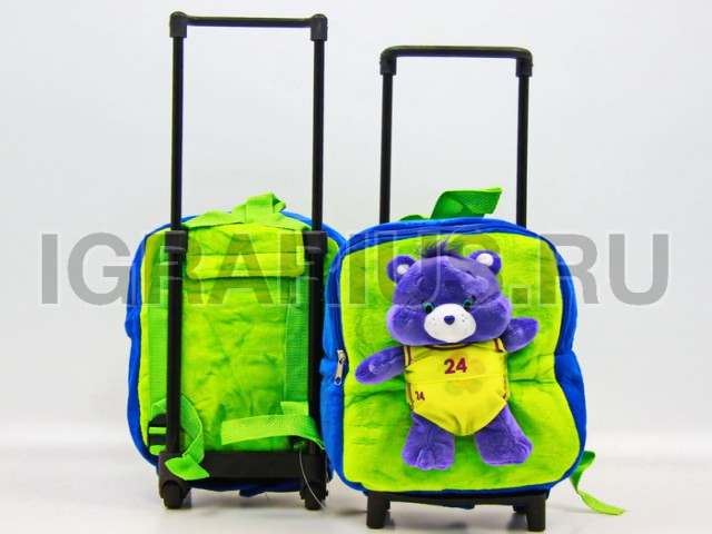 РЮКЗАК С ТЕЛЕЖКОЙ МИШКА ГАРМОНИЯ