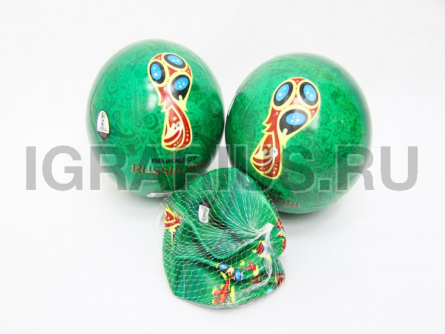 МЯЧ ЗЕЛЕНЫЙ С ПРИНТОМ