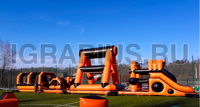 Экстремальный Батут Полоса препятствий «Патриот»