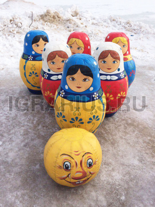 Боулинг матрешка