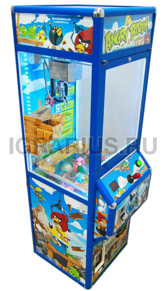Призовой автомат 'Скворечник-Злые Птички' с призами в капсулах