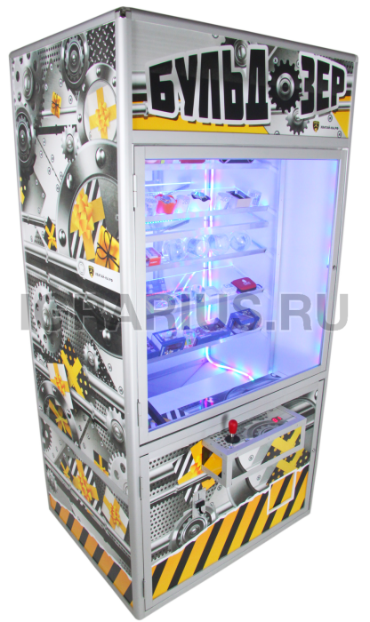Призовой аппарат Бульдозер (полки под углом) СУПЕР-НОВИНКА !!!