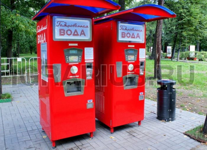 Ретро автомат с газировкой