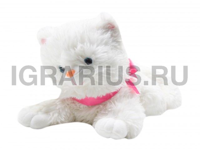 КОТ С РОЗОВЫМ БАНТОМ