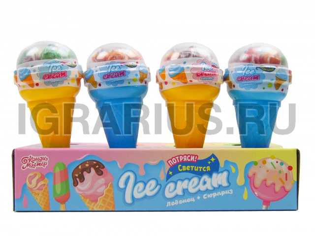 СТАКАНЧИК КОПИЛКА СВЕТЯЩИЙСЯ С КАРАМЕЛЬЮ НА ПАЛОЧКЕ И ИГРУШКОЙ.