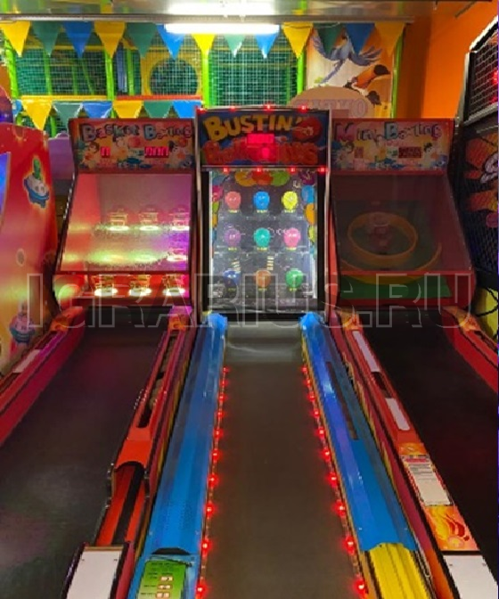 АРЕНДА ИГРОВОГО АВТОМАТА БОУЛИНГ BUSTIN BALLONS