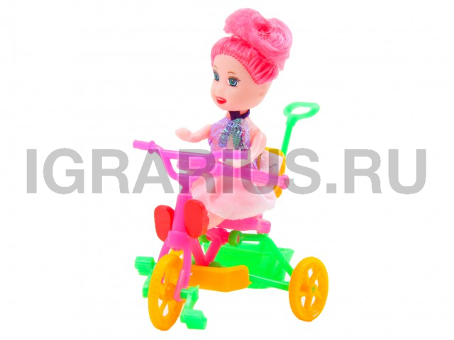 КУКОЛКА НА ВЕЛОСИПЕДЕ