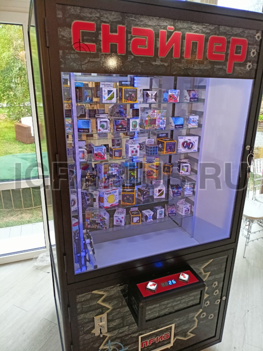 Аренда Призового автомата с толкателем - Снайпер (без преграды)