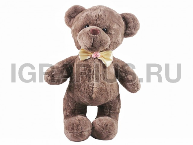 МЕДВЕЖОНОК КАКАО С АТЛАСНЫМ БАНТОМ 