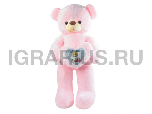 МИШУТКА РОЗОВЫЙ С СЕРДЦЕМ