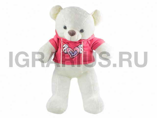 МИШКА БЕЛЫЙ В ЯРКОЙ ТОЛСТОВКЕ