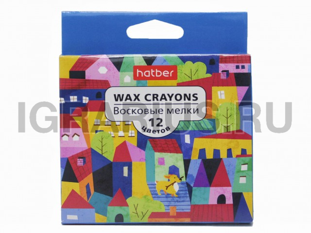 ВОСКОВЫЕ МЕЛКИ 12ЦВЕТОВ