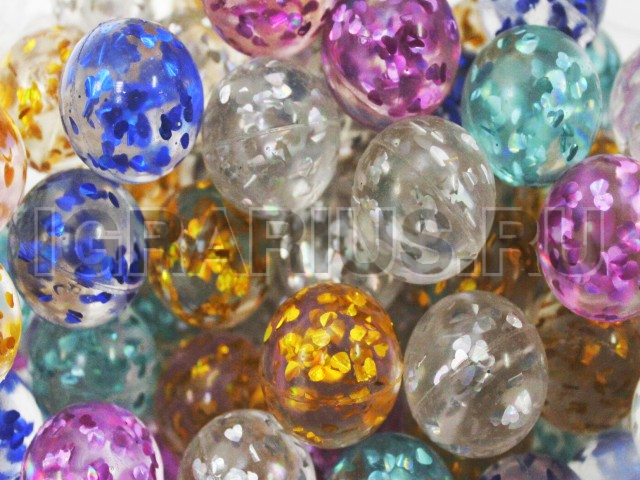 МЯЧ ПРЫГУН СЕРДЕЧКИ 25мм