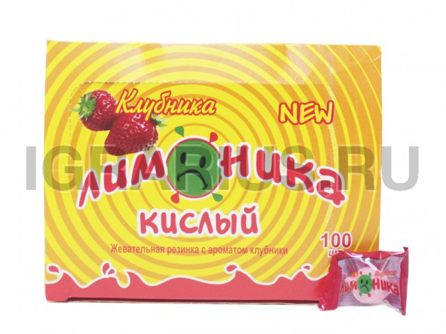 ЖЕВАТЕЛЬНАЯ РЕЗИНКА КЛУБНИКА