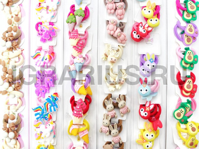 АССОРТИ РЕЗИНКИ ДЛЯ ВОЛОС ЯРКИЕ(стоимость за пару)